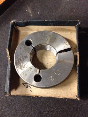 No go 1-1/2&#034; - 12 nf3 ring gage greenfield tap die machinist inspection tool for sale
