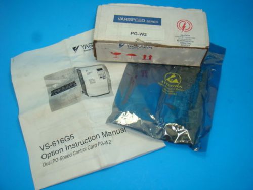 New yaskawa pg-w2, dual pg speed control card, 73600-a0060, new in factory box for sale