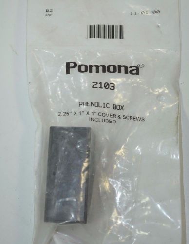 Pomona 2.25&#034;x1&#034;x1&#034; Phenolic Box Model# 2103
