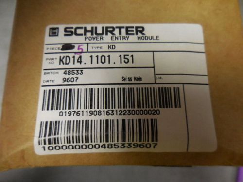5 PCS SCHURTER KD14.1101.151