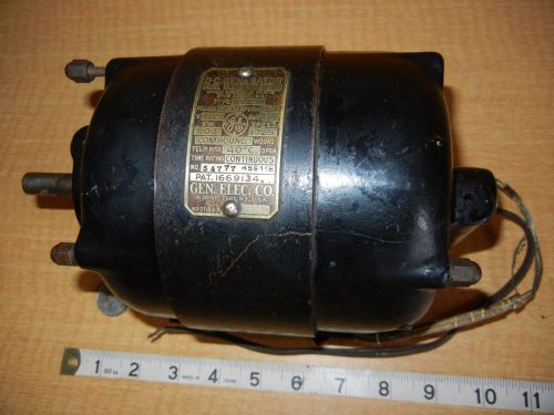 Heavy Duty Vintage GE Industrial Electric DC Motor Generator 110V 31737 PARTS!