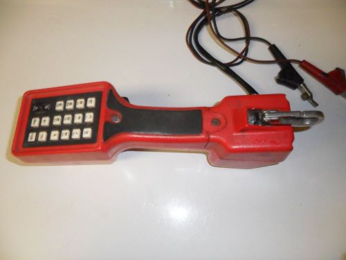 HARRIS DRACON TS22 Butt Test Set Lineman&#039;s Telephone Phone Line Tester Red