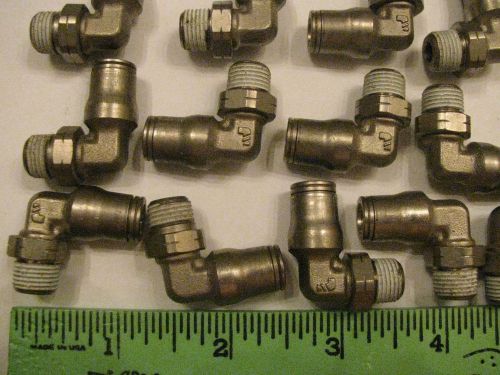 LOT OF 23 3209 Legris one touch push to connect elbow MAKE OFFER 1/4 1/8