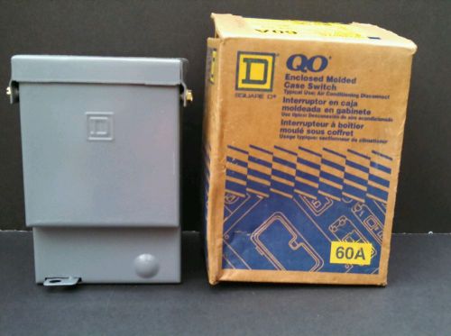 Square D QO200TR Molded Case Switch 60A Typical use:Air Conditioning Disconnect