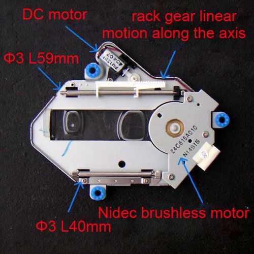 For Nidec Tray Spindle Motor Brushless Motor with Hall Liner DC Gear Motor