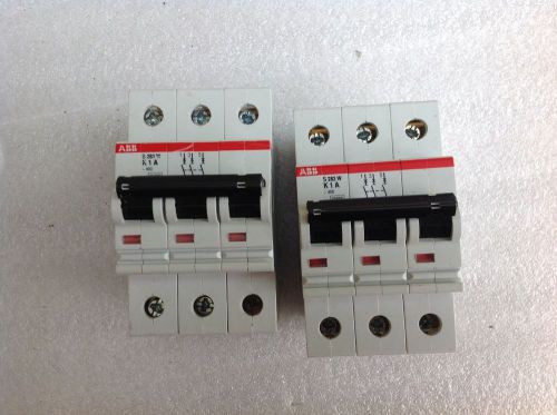 Qty:2,ABB CIRCUIT BREAKER S273W K1A 254/440 VAC