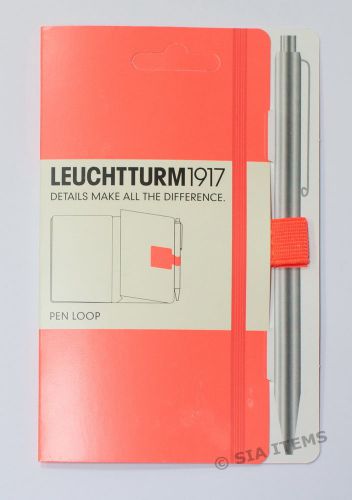 Leuchtturm 1917 Pen Loop Neon Orange self-adhesive