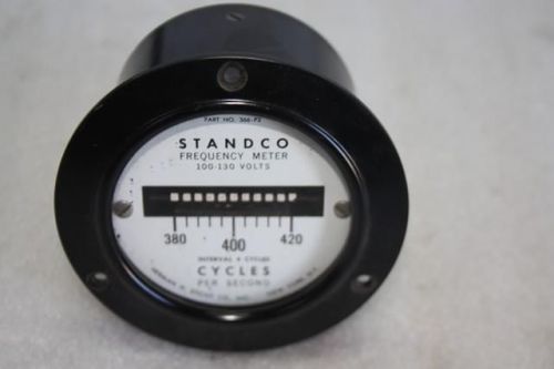 Standco Frequency Meter p/n 366-p2 100-130V