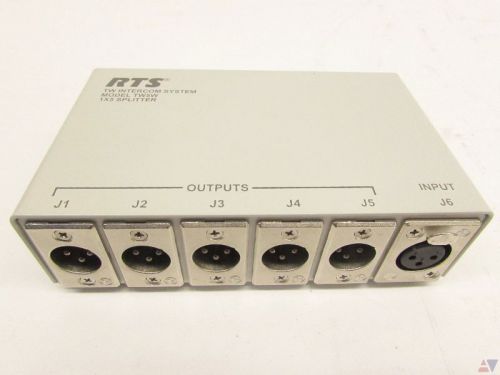 Rts/telex tw-5w 1x5 dual-channel 3-pin xlr passive splitter for intercoms for sale