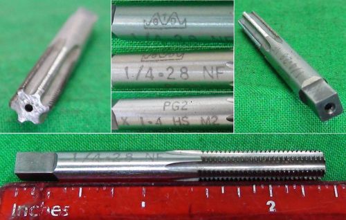 Greenfield 1/4-28nf bottoming hand tap machinist gunsmith aircraft mechanic tool for sale