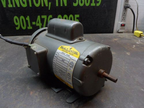 Baldor .5hp single phase motor fr:42 115/208-230 rpm:3450 ph:1 used for sale