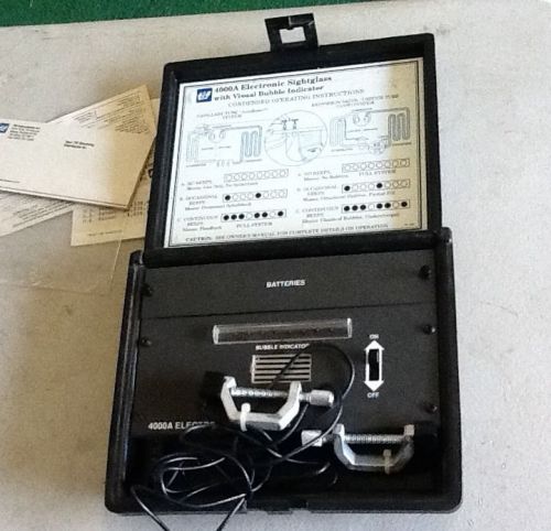 Used Tif 4000a Electronic Sight Glass with Visual Bubble Indicator