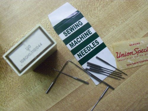 15 UNION SPECIAL 108GHS INDUSTRIAL SEWING MACHINE NEEDLES SIZE 110  43200 51000
