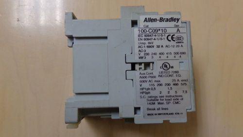 Allen Bradley Cat # 100-C09*10