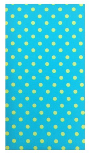 Yellow Polka Dot Cotton Check Presenter Waitstaff Organizer Server Book