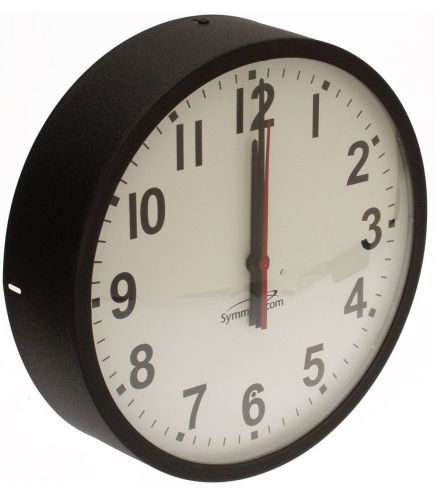 Symmetricom microsemi analog ntp self-setting 12&#034; wall clock internet time for sale