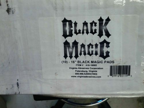 Virginia Abrasives Black magic Floor Stripper Pads 16&#034;, 10 qty, 416-16002