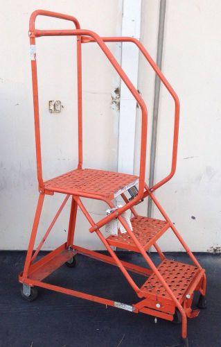 Gsx1600 series heavy duty steel warehouse ladder for sale