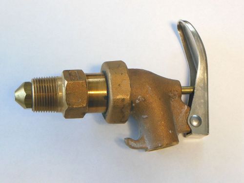 Justrite brass  drum faucet valve c-910 for sale