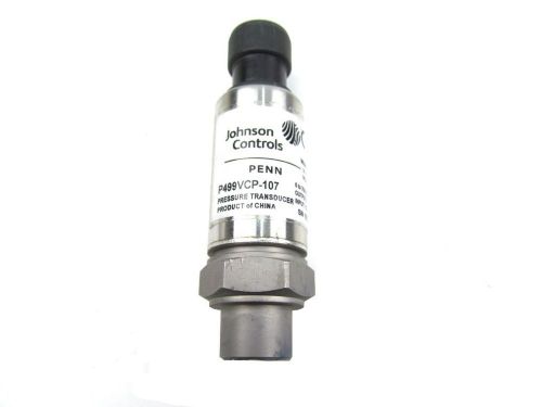 Johnson controls pressure transducer p499vcp-107, 0-750 psig for sale