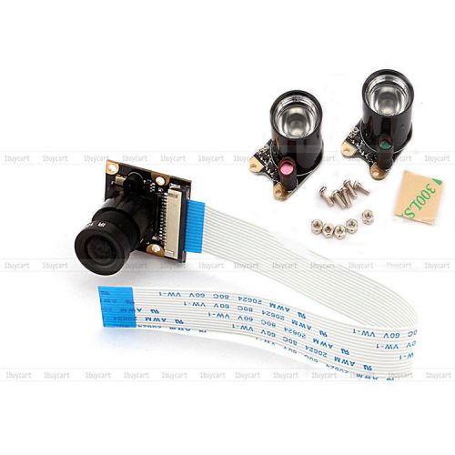 2x infrared light+infrared night vision surveillance camera fr raspberry pi hot for sale