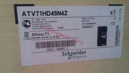 1pc new schneider atv71hd45n4z vfd inverter 45kw 60hp 480v for sale