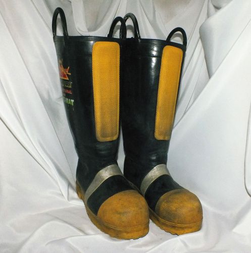 Thorogood hellfire haz-mat firefighter&#039;s turn out boots size m 10 wide (fb3) for sale