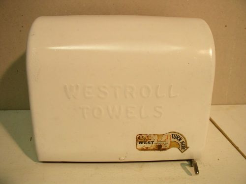 Vintage Metal Westroll Paper Towel Dispenser