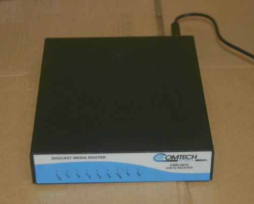 Comtech cmr-5970 dvb-s/s2 digicast ip media router satellite modem ef data mr-s2 for sale
