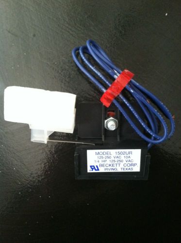 Beckett Safety Switch 1502UR. 125-250 VAC 10A 1/4 HP