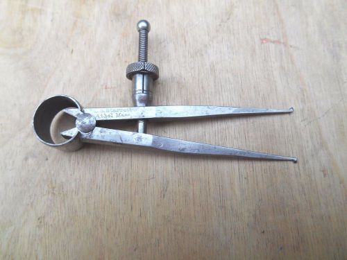 VTG STARRETT 2 1/2&#034; FAY INSIDE CALIPERS , WITH QUICK NUT