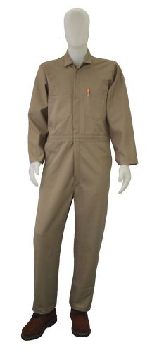 Flame Resistant Coveralls Tan 100% cotton
