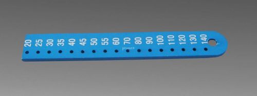 1PC Ruier Dental gutta pointed  test board/measure scale Blue B047 PT