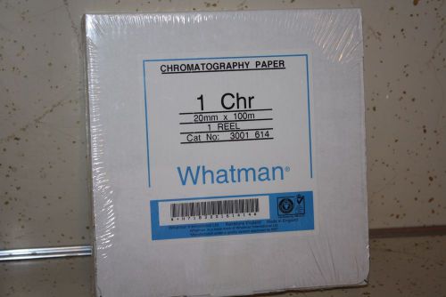 Chromatography Paper 1 Chr 20mm x 100m 1 Reel Whatman NEW Cat No: 3001 614