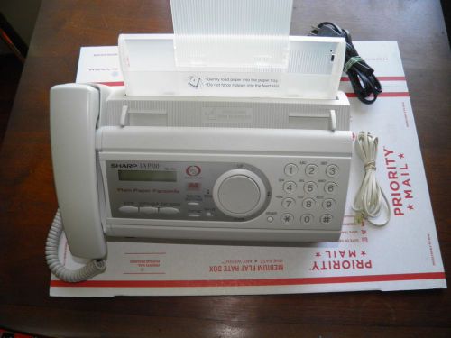 Sharp UX-P100 Plain Paper Fax Machine In Box VERY NICE!!!!