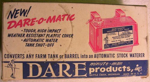 Vintage Dare-O-Matic Float Value Model 798 Minute Man Products 1950s W/ Box