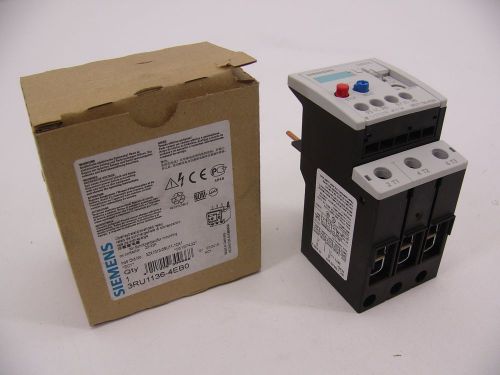 NEW!! Siemens 3RU1136-4EB0 Contactor Relay Switch (B6)