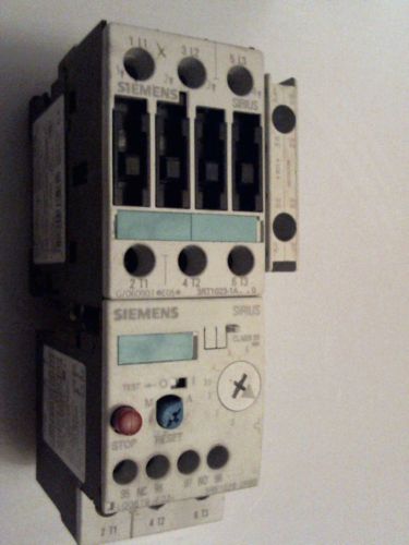 SIEMENS OVERLOAD RELAY 3RB1026-2PB0 W/ 3RT1023-1A..0 USED