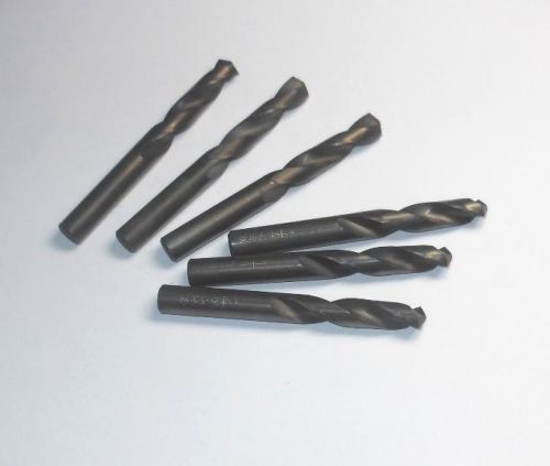 Screw Machine Drills 21/64&#034; 135D HSS Oxide 2-15/16&#034; OAL 49221 USA QTY 6 &lt;2105&gt;
