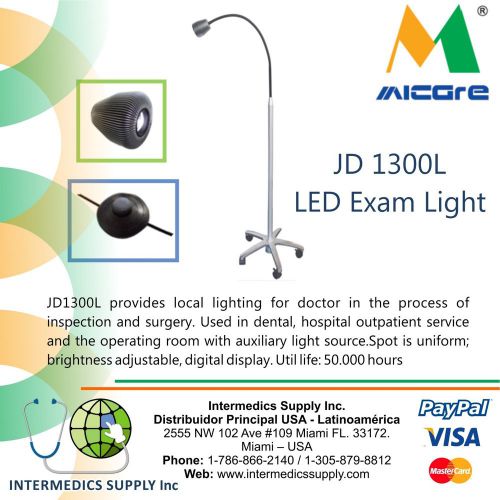 MICARE JD1300L Led Exam Light Lamp 7 Watts