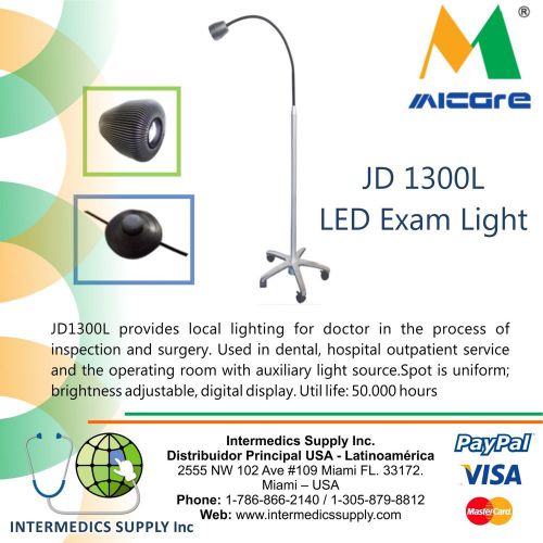MICARE JD1300L Led Exam Light Lamp 7 Watts