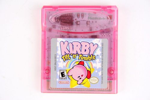 Kirby Tilt &#039;n&#039; Tumble Game Cartridge for Nintendo Gameboy Color Handheld Console