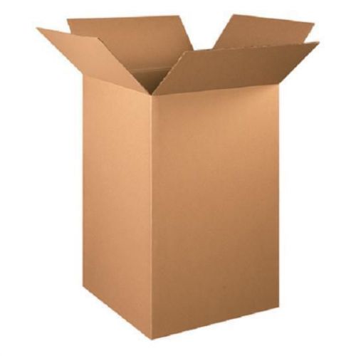 Corrugated cardboard tall shipping storage boxes 22&#034; x 22&#034; x 36&#034; (bundle of 10) for sale