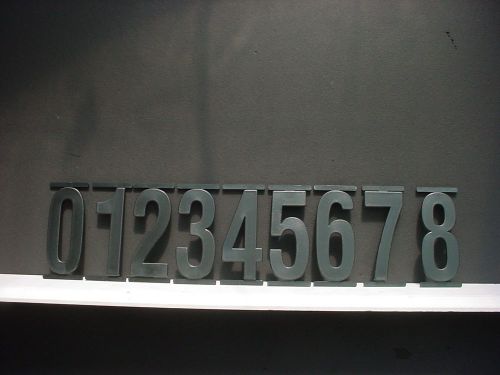 46 Black Plastic 4&#034; Sign Or Address Numbers