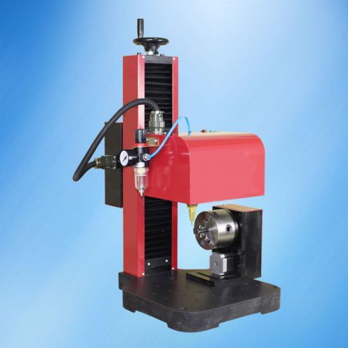 Bench top dot peen engraving marking machine 120x80mm for circle &amp; flat surface for sale