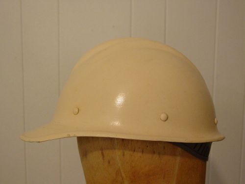 Vintage 1960s bullard hard boiled fiberglass hard hat for sale