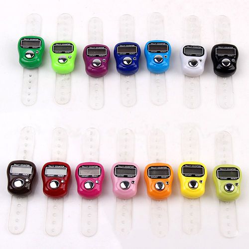 Humble Electronic Row Counter Cute Ring Digit Stitch Marker LCD Tally Counter