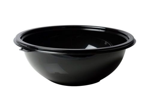 Fineline settings super bowls black 320 oz. salad bowl pet 25 pieces for sale