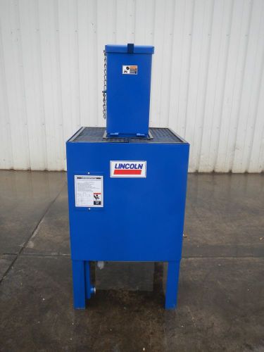 Lincoln 4163 series d heavy duty air operated oil filter crusher for sale