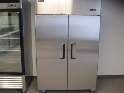 NEW &#034;ATOSA&#034; H.D. COMMERCIAL S.S. 2 DOORS UP-RIGHT FREEZER, 2 YR. WARRANTY